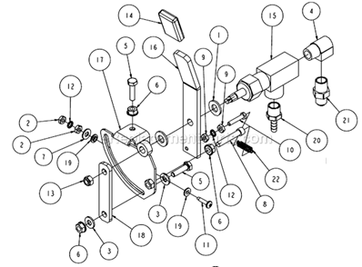 Page S Diagram and Parts List for MK-4024HY  MK Diamond Concrete Saw